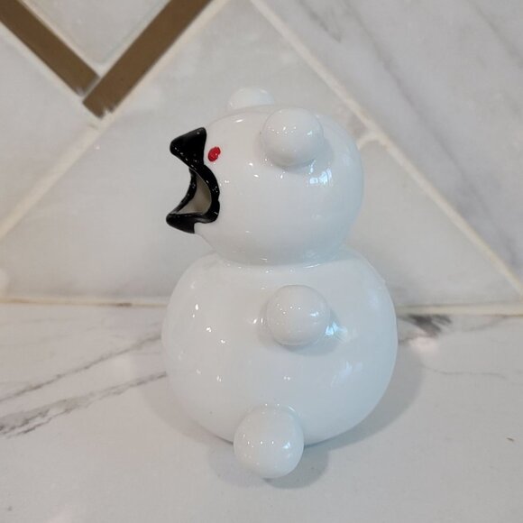 Vintage Snack-Em The Feeder For People Candy Holder Ceramic bear duck creature j - Picture 6 of 6